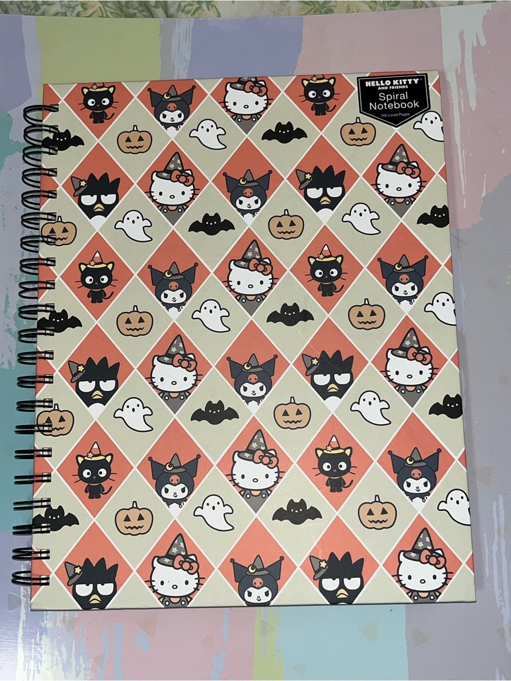 Hello Kitty and Friends Halloween Spiral Notebook 160 Sheets NEW NWT
